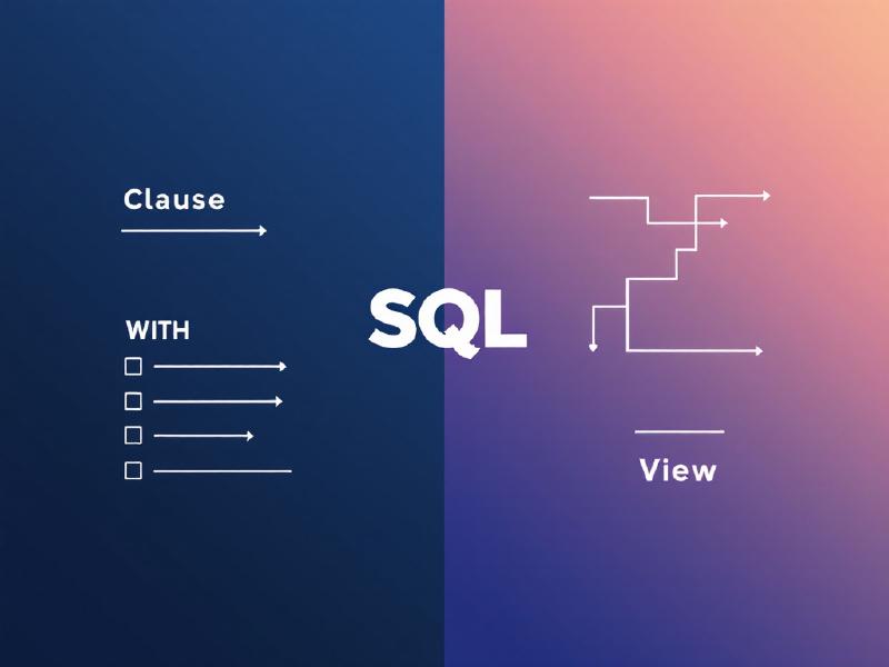 Featured image of post SQL, Quelle est la différence entre une vue et la Clause With ?